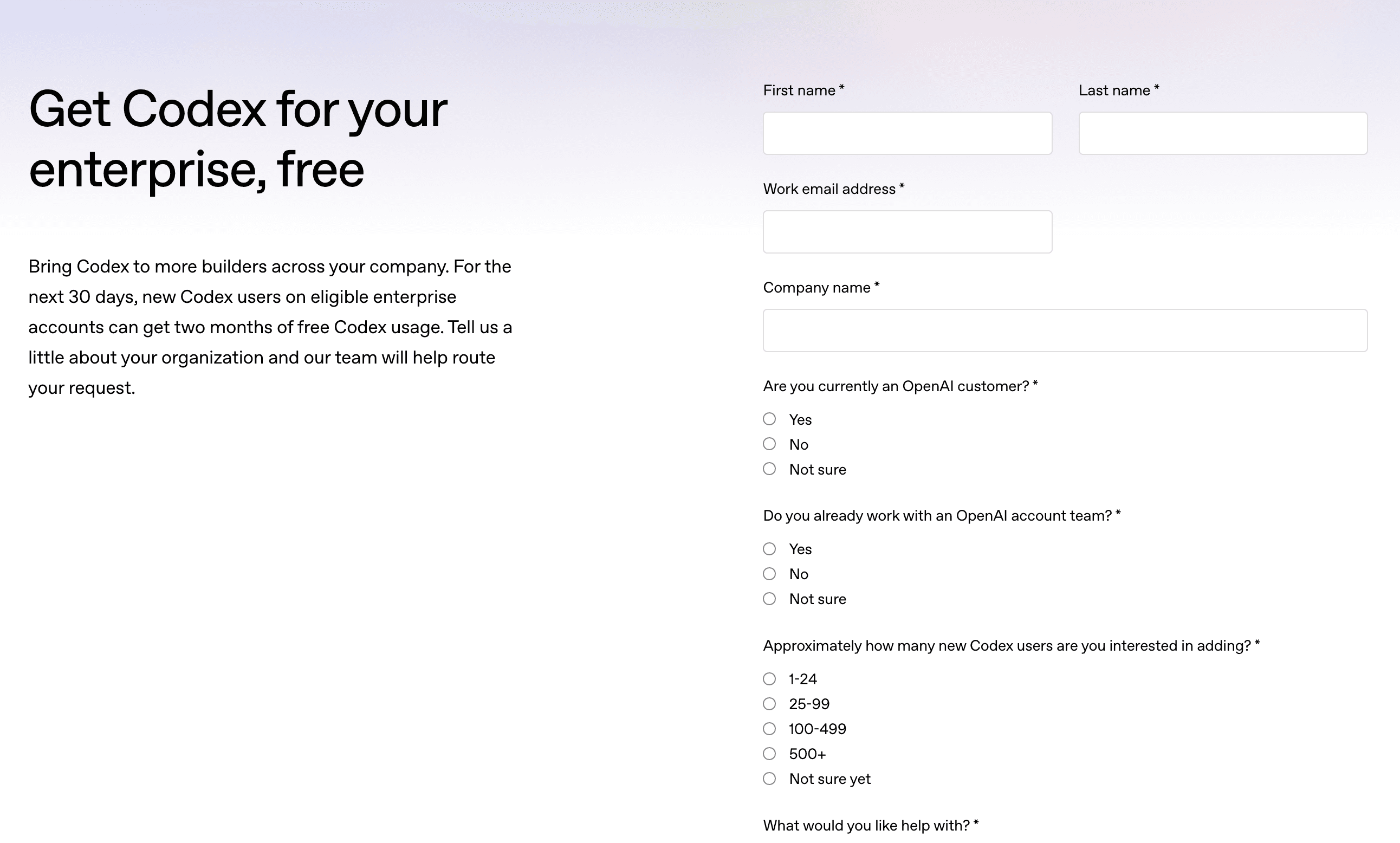 OpenAI Is Giving Companies Two Months of Free Codex to Switch Now