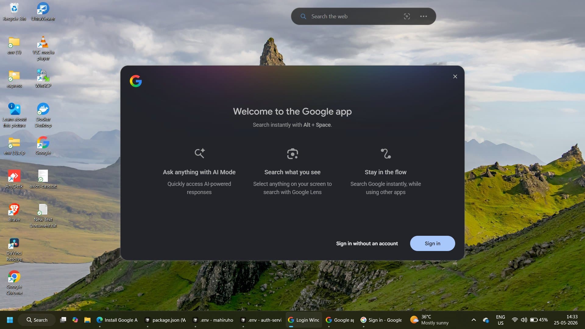Google Search Desktop App Is Now Available Globally for Windows Users