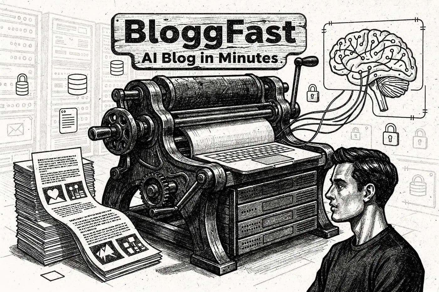 BloggFast cover by Jim Clyde Monge. Image generated with Flux 2 Pro