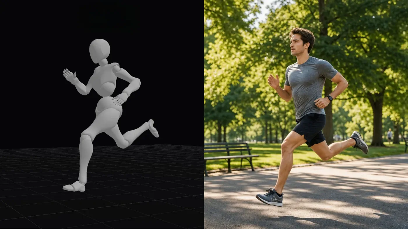3D scene translated into a detailed image using Topview