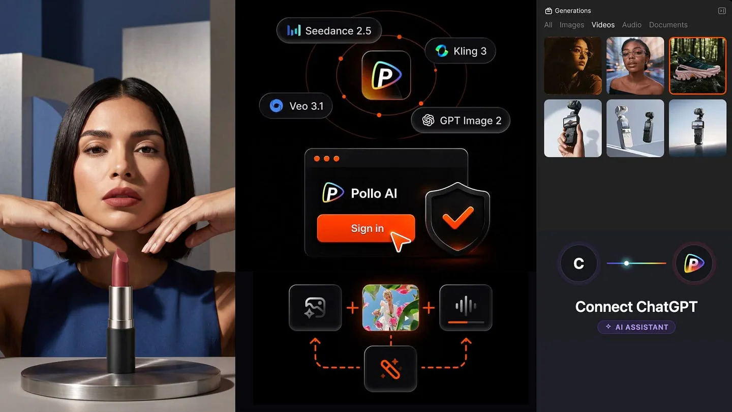 Access AI image/video models in ChatGPT with Pollo AI's MCP. Image by Jim Clyde Monge