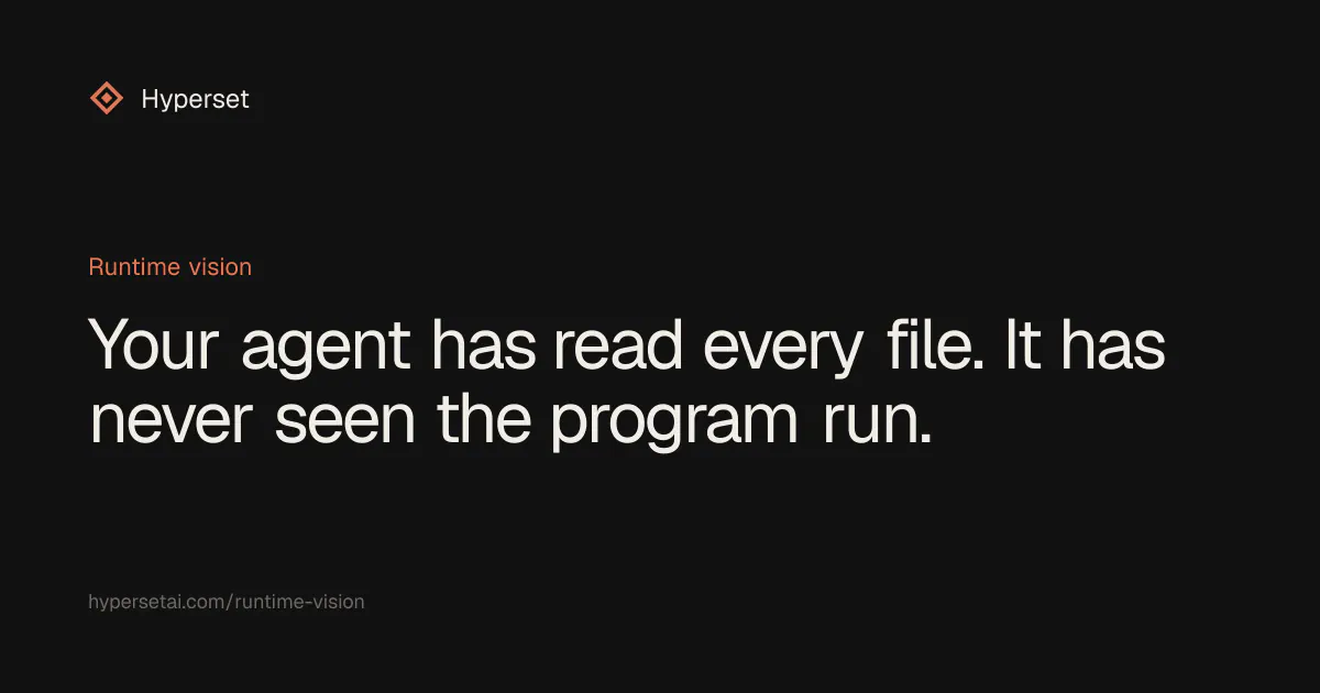 Hyperset — runtime vision