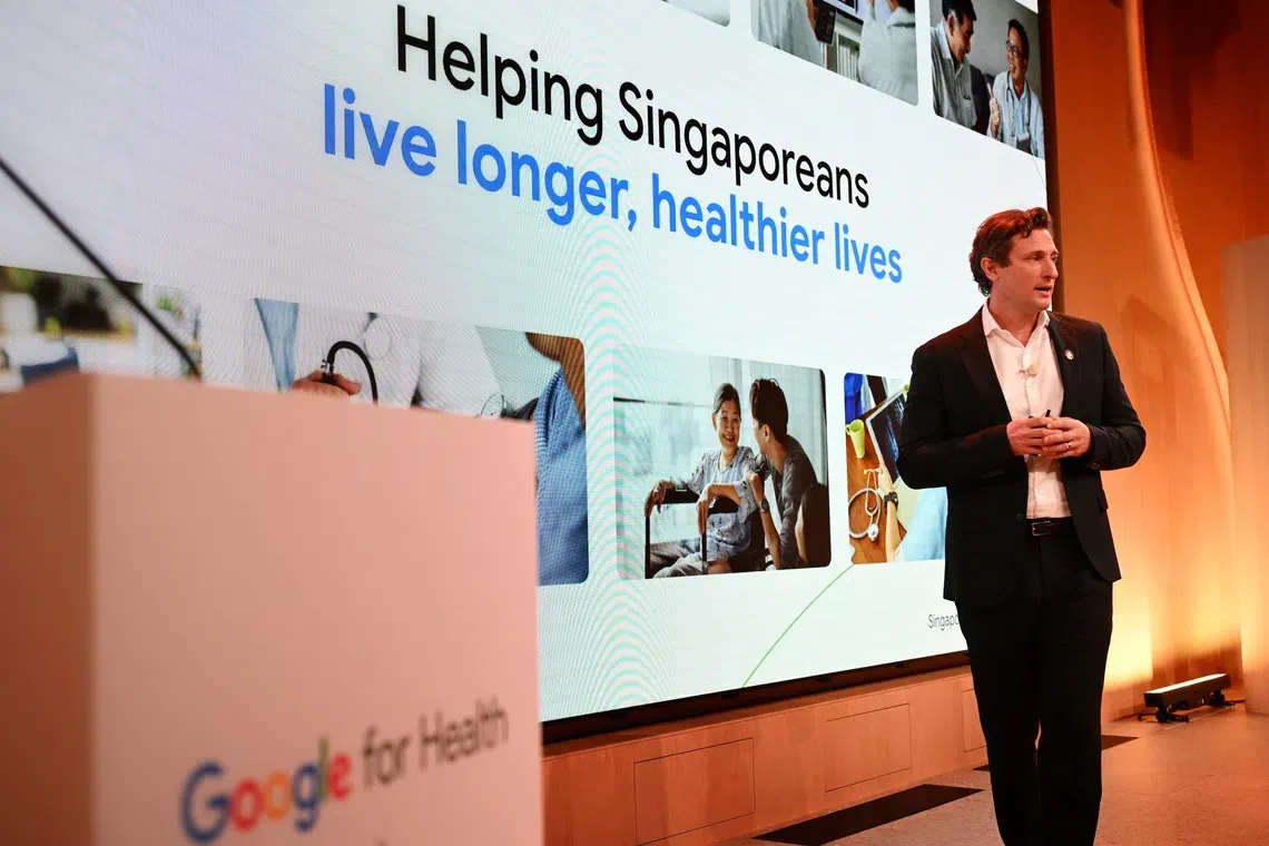 Google Singapore country managing director Ben King said the true power of AI lies in “solving complex societal challenges”, including healthcare.